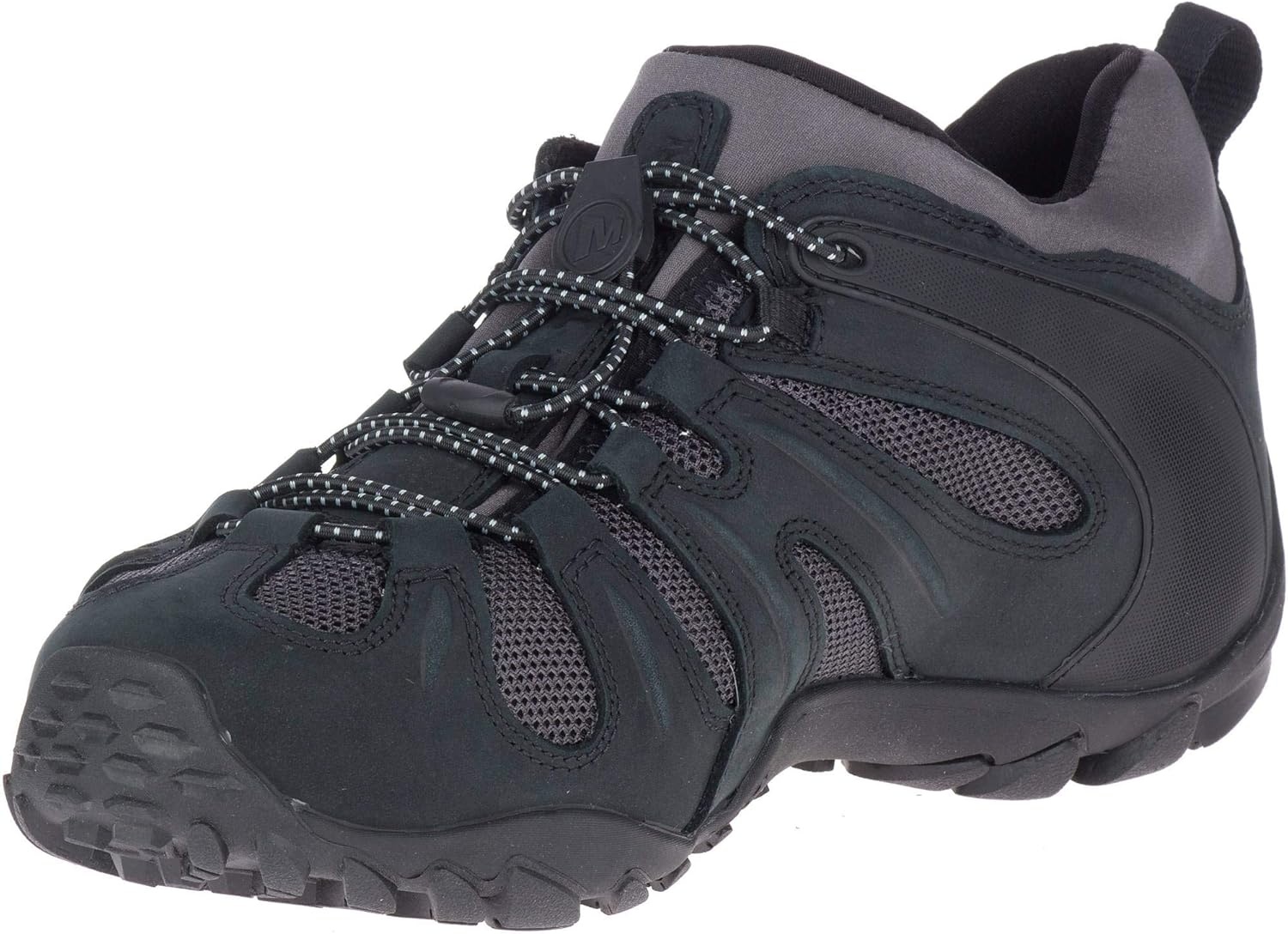 image:imageMerrell Mens Chameleon 8 Stretch Tactical Work Shoes Waterproof Nubuck amp Mesh Upper UltraLightweight Hiking Combat BootsBlackGrey