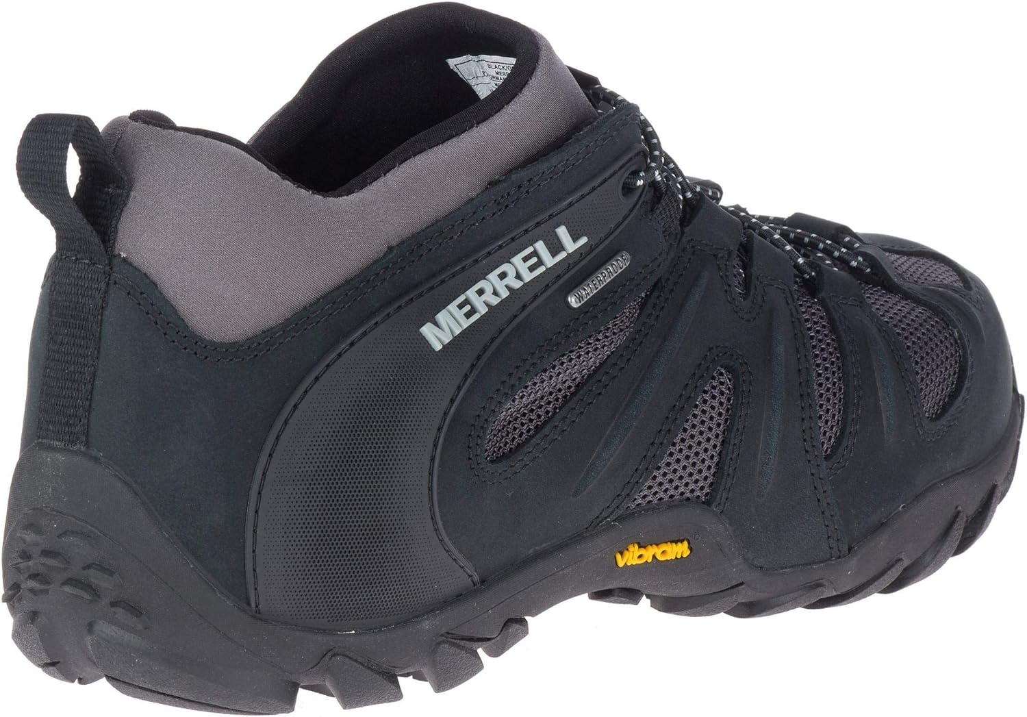 image:imageMerrell Mens Chameleon 8 Stretch Tactical Work Shoes Waterproof Nubuck amp Mesh Upper UltraLightweight Hiking Combat BootsBlackGrey