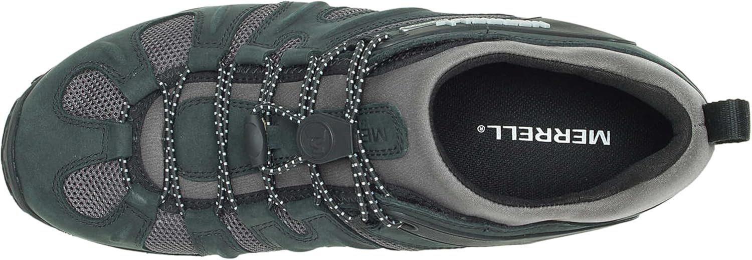 image:imageMerrell Mens Chameleon 8 Stretch Tactical Work Shoes Waterproof Nubuck amp Mesh Upper UltraLightweight Hiking Combat BootsNew BlackGrey