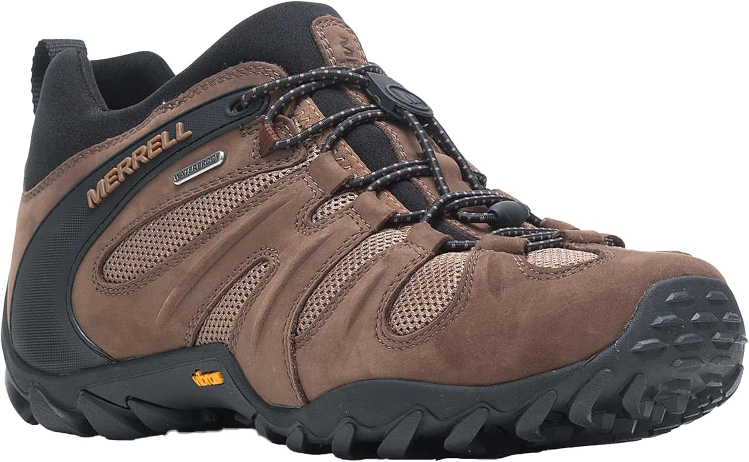 image:imageMerrell Mens Chameleon 8 Stretch Tactical Work Shoes Waterproof Nubuck amp Mesh Upper UltraLightweight Hiking Combat BootsNew Earth