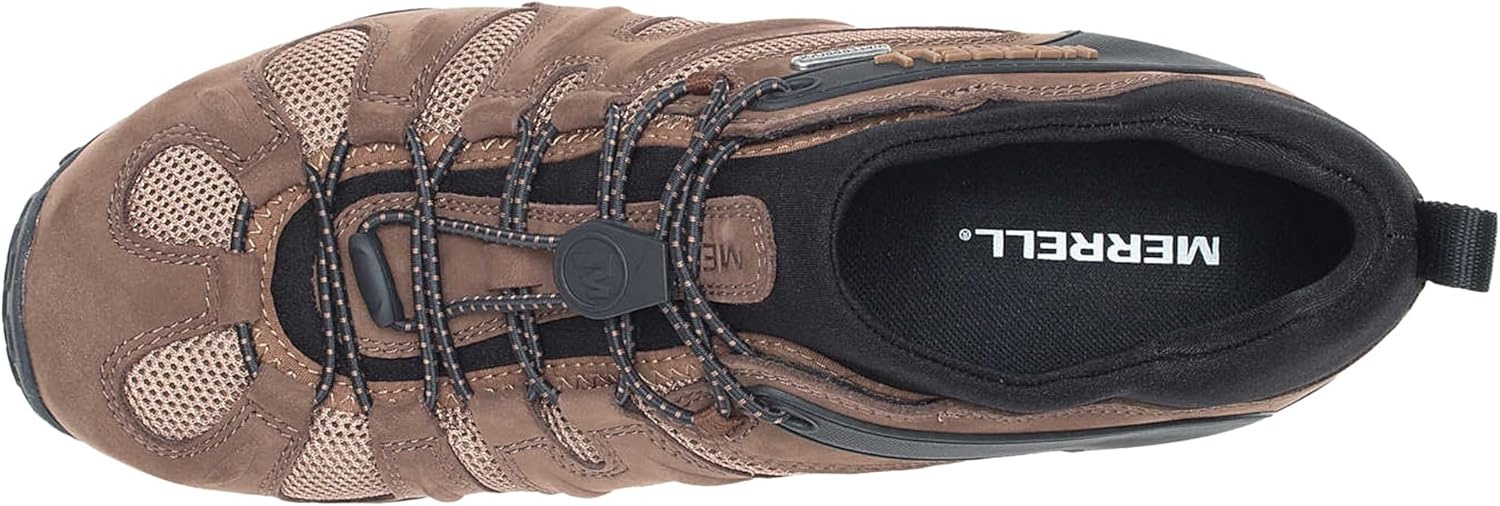 image:imageMerrell Mens Chameleon 8 Stretch Tactical Work Shoes Waterproof Nubuck amp Mesh Upper UltraLightweight Hiking Combat BootsNew Earth