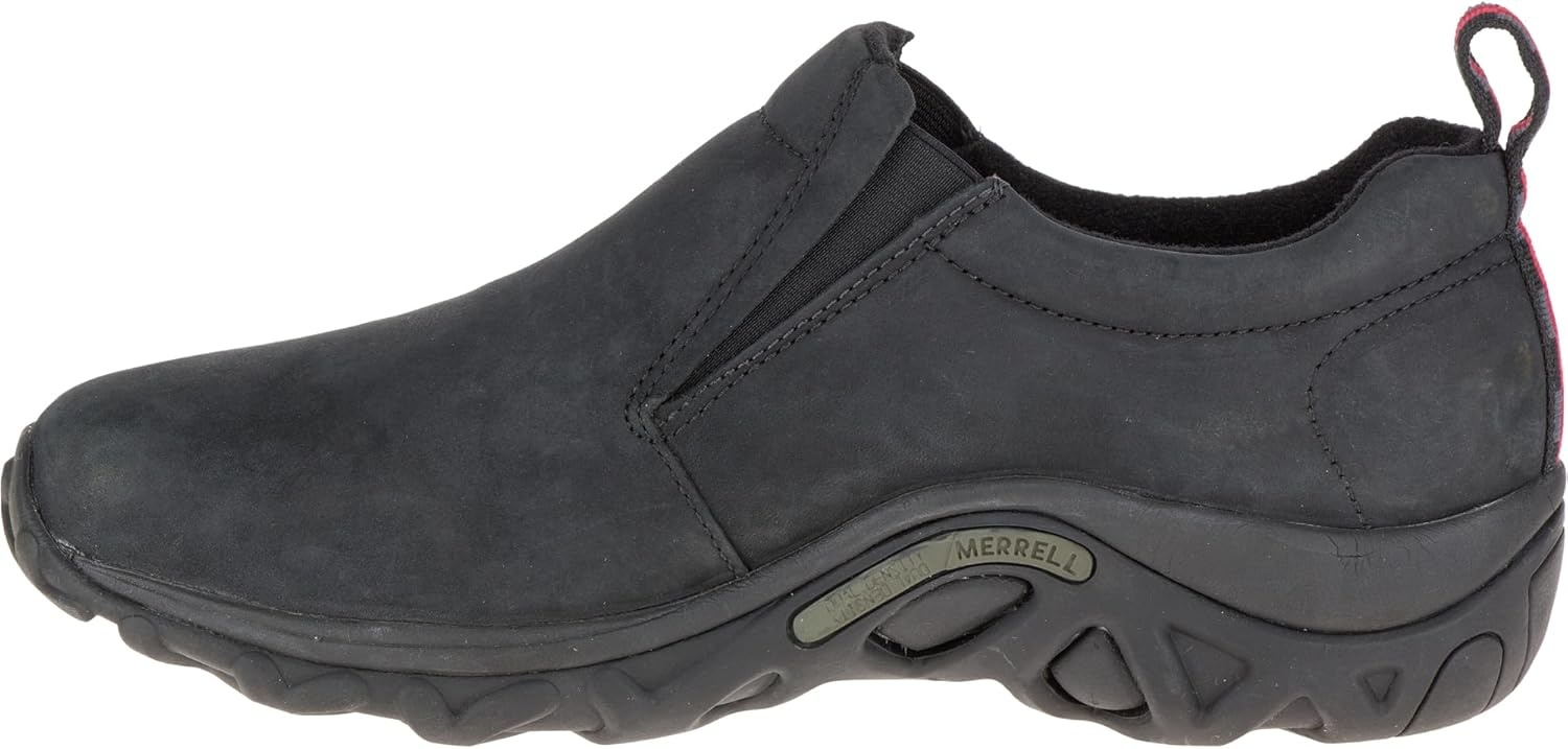 image:imageMerrell Mens Jungle Leather SlipOn ShoeBlack