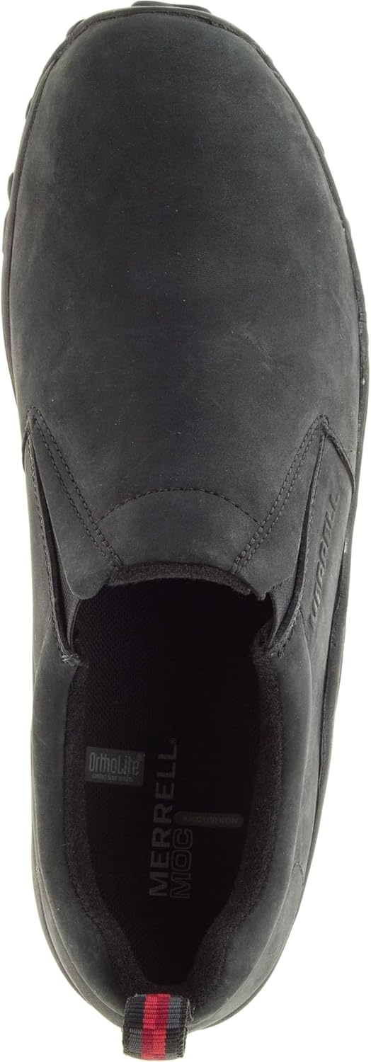 image:imageMerrell Mens Jungle Leather SlipOn ShoeBlack Nubuck
