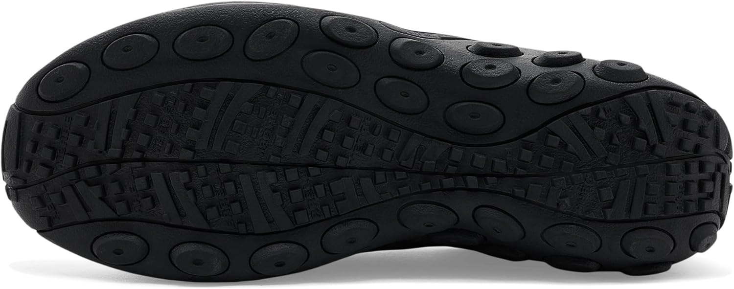 image:imageMerrell Mens Jungle Leather SlipOn ShoeBlackBlack