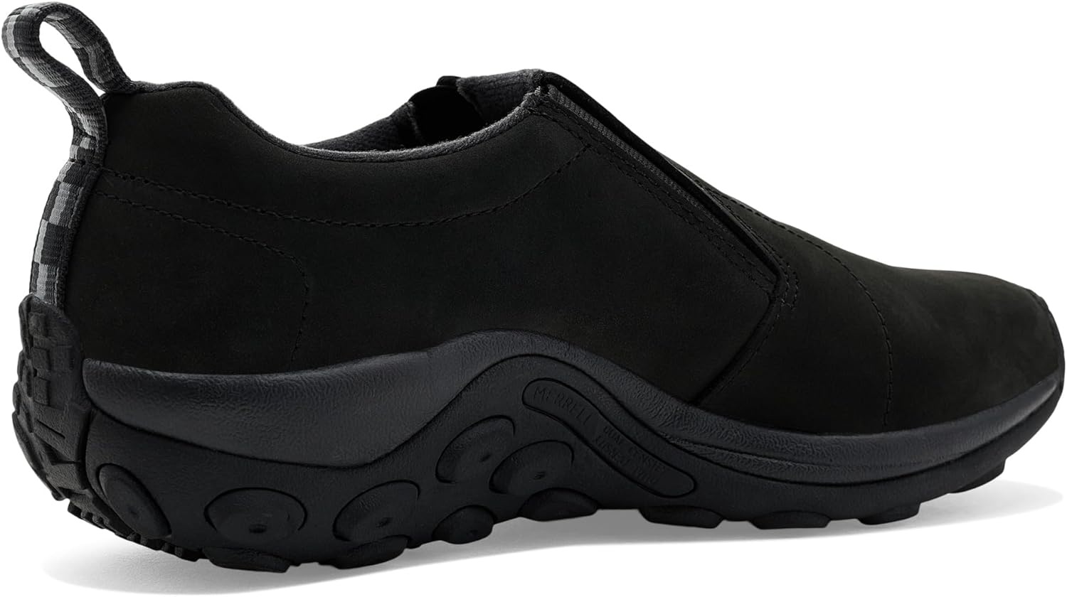 image:imageMerrell Mens Jungle Leather SlipOn ShoeBlackBlack