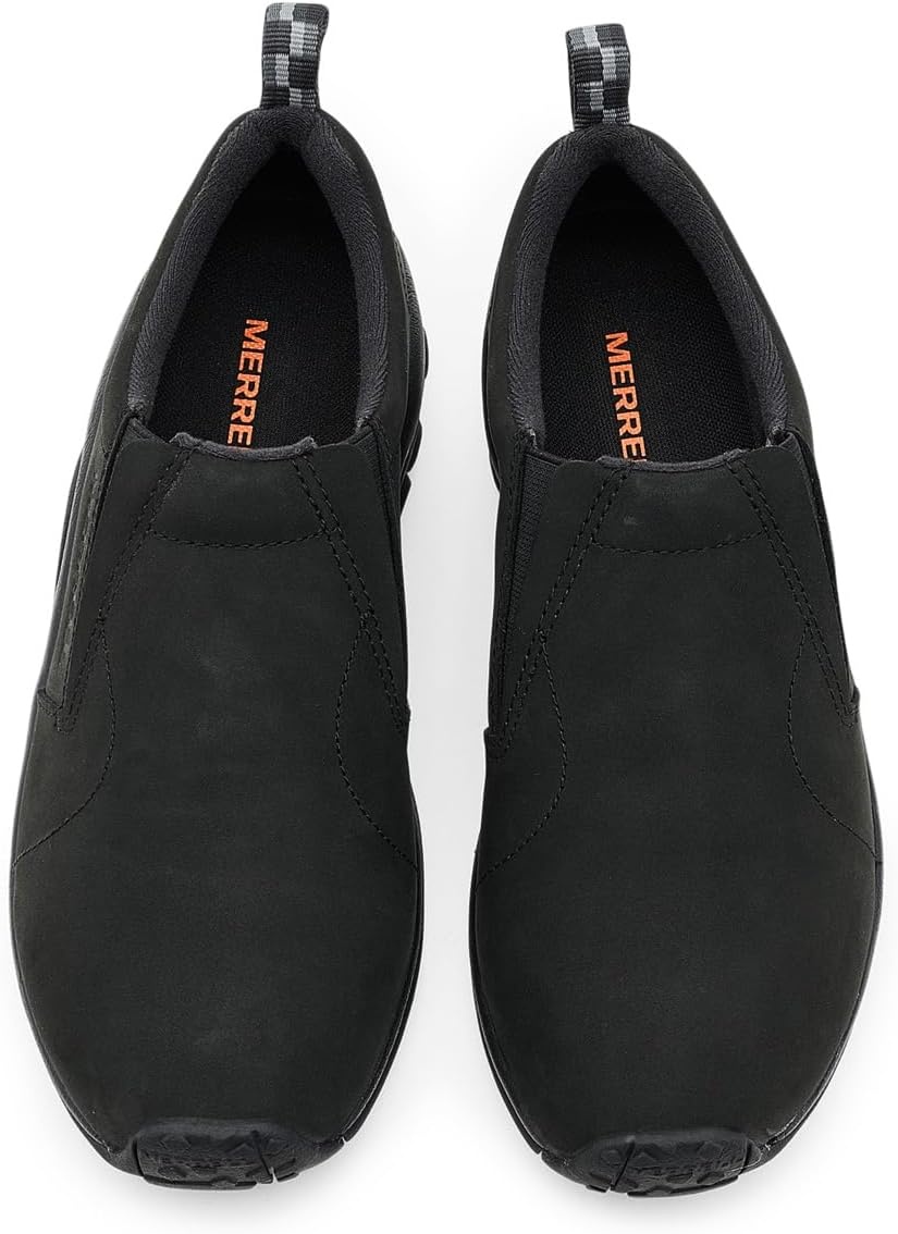 image:imageMerrell Mens Jungle Leather SlipOn ShoeBlackBlack