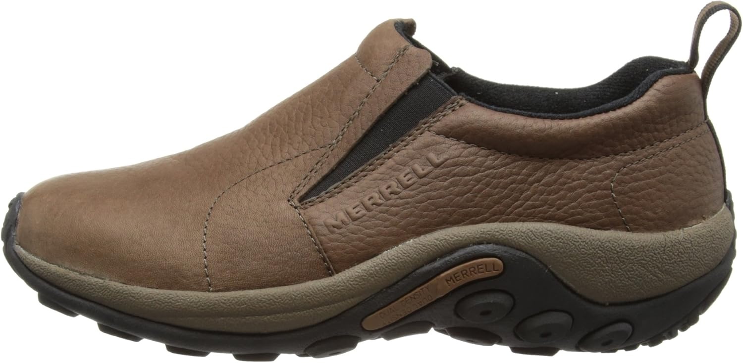 image:imageMerrell Mens Jungle Leather SlipOn ShoeBrown
