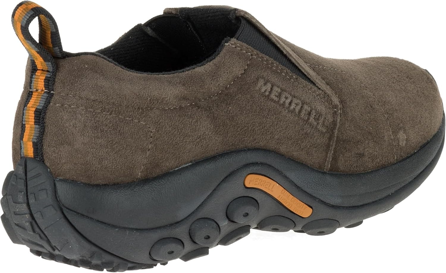 image:imageMerrell Mens Jungle Leather SlipOn ShoeBrown Gunsmoke Wide