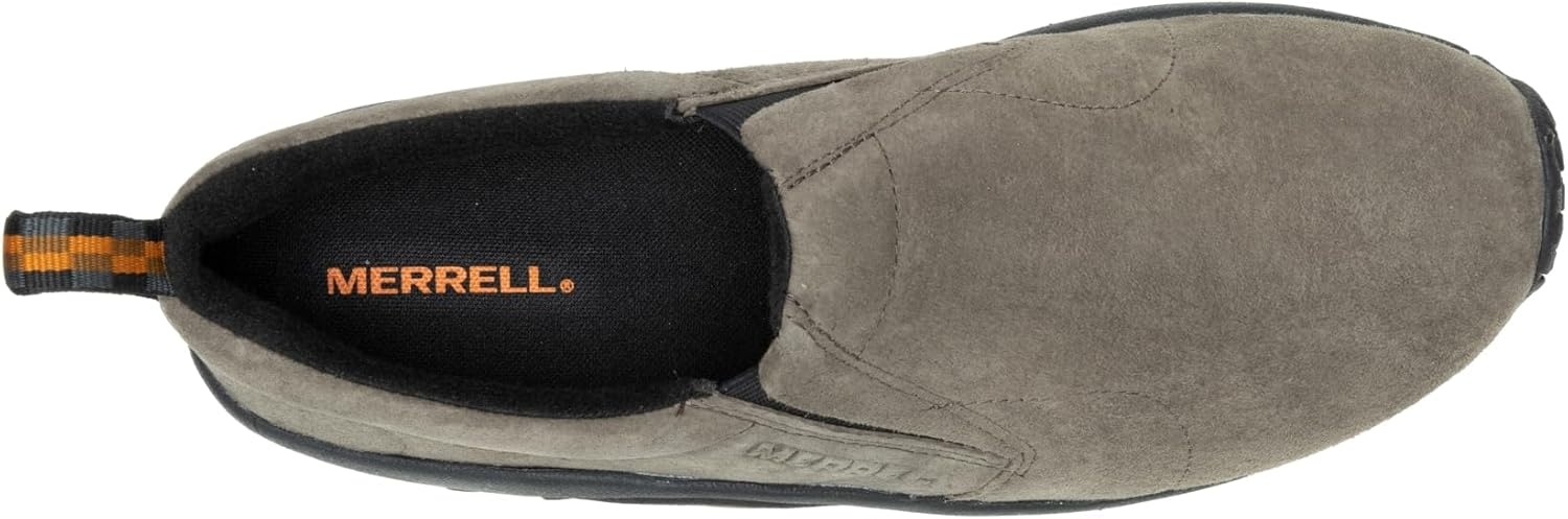 image:imageMerrell Mens Jungle Leather SlipOn ShoeBrown Gunsmoke Wide