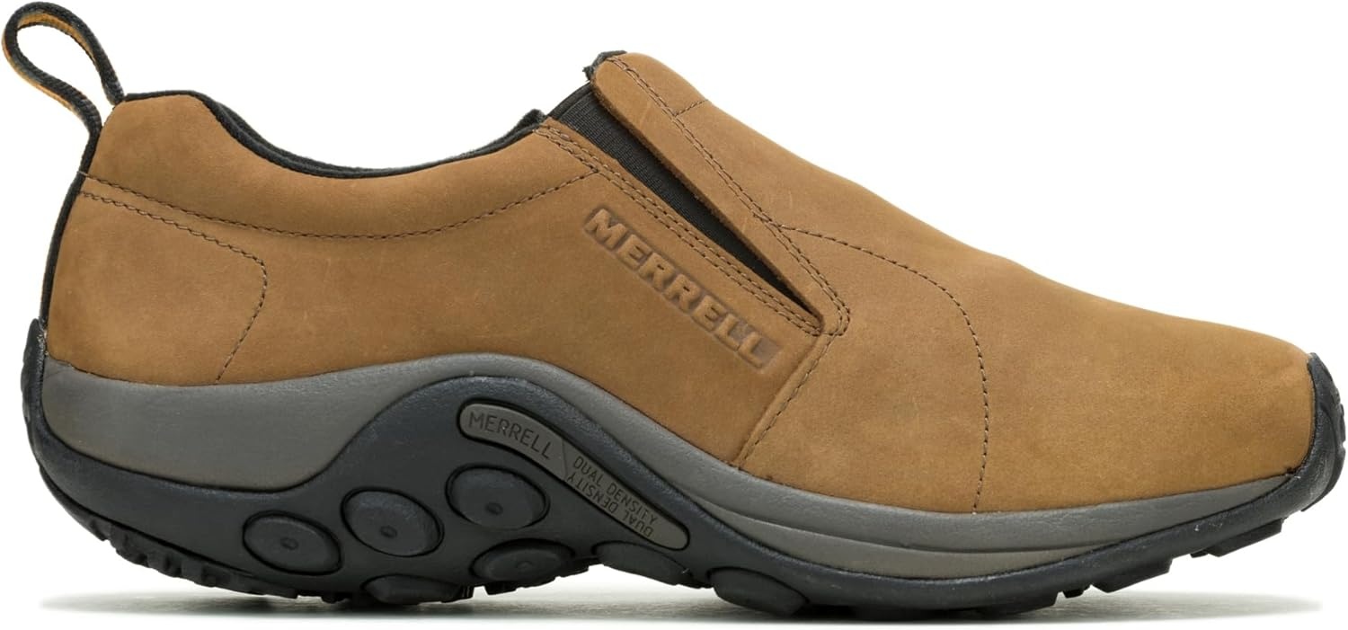 image:imageMerrell Mens Jungle Leather SlipOn ShoeBrown Nubuck