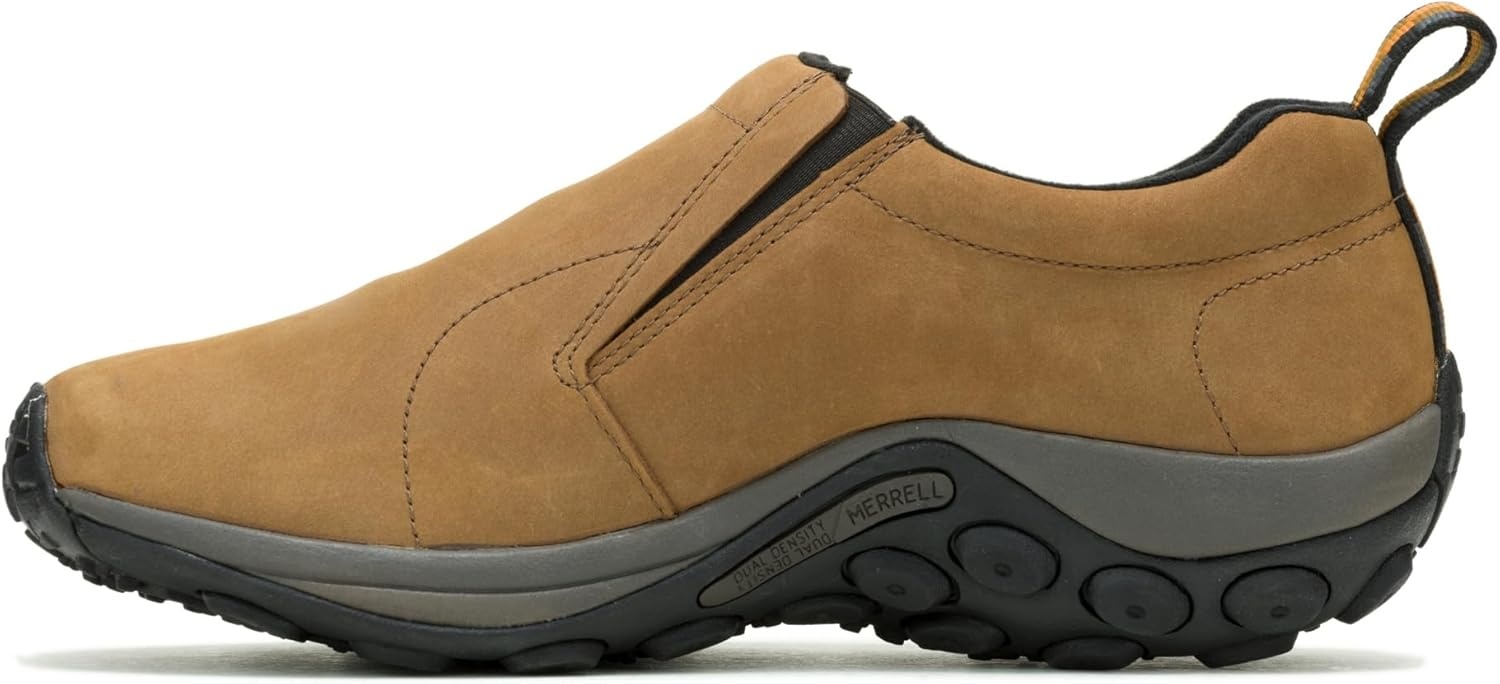 image:imageMerrell Mens Jungle Leather SlipOn ShoeBrown Nubuck
