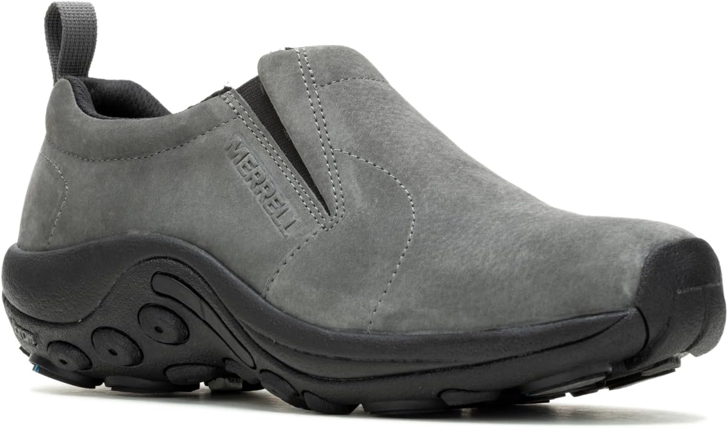 image:imageMerrell Mens Jungle Leather SlipOn ShoeIcePewter