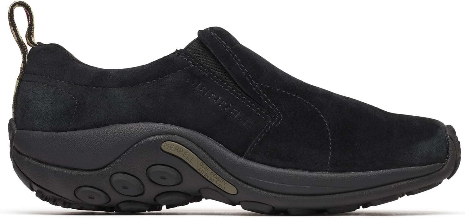 image:imageMerrell Mens Jungle Leather SlipOn ShoeMidnight Leather