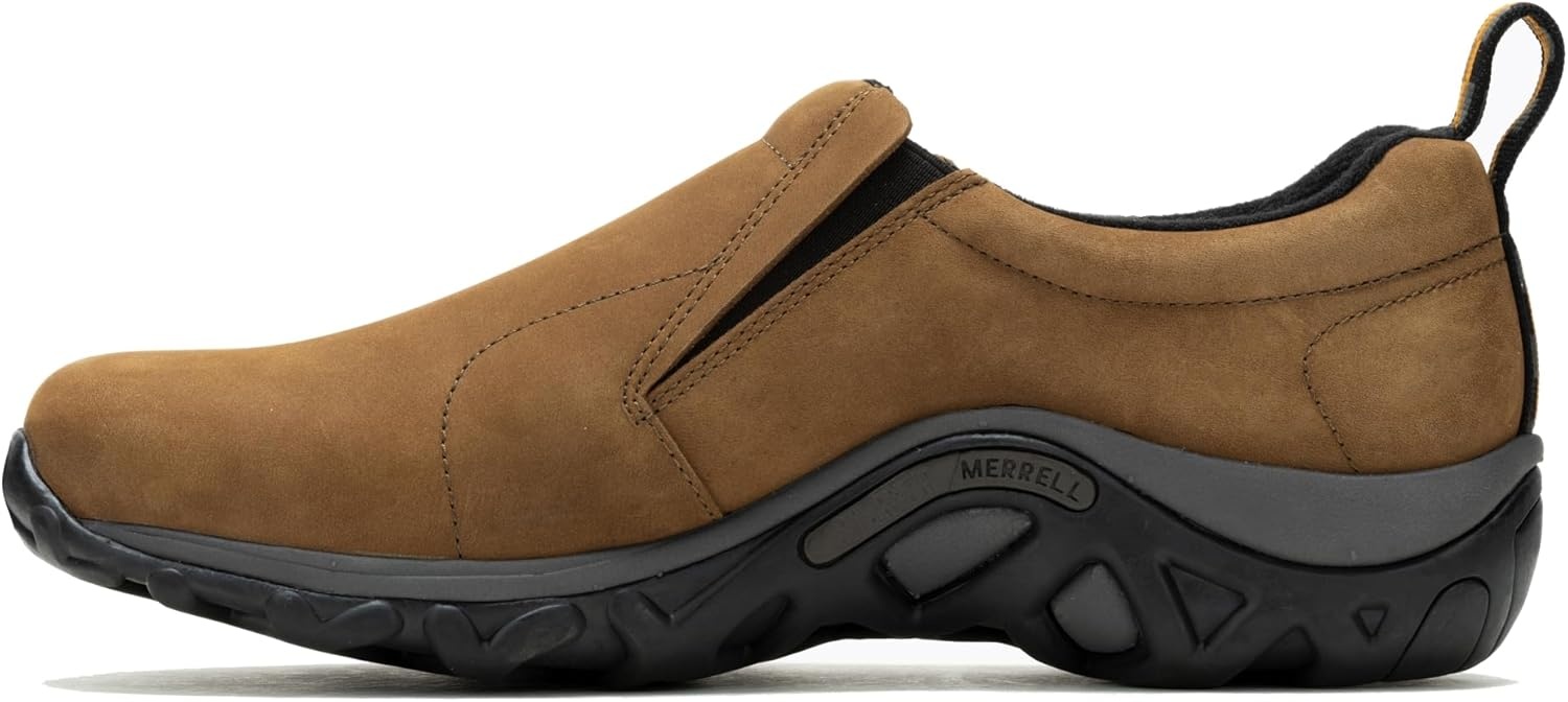image:imageMerrell Mens Jungle Leather SlipOn ShoeNew Brown
