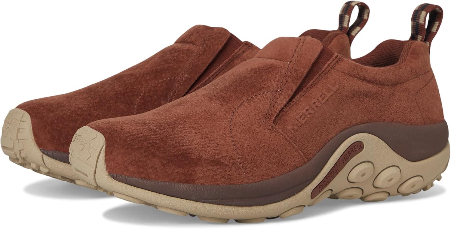 image:imageMerrell Mens Jungle Leather SlipOn ShoeSequoia