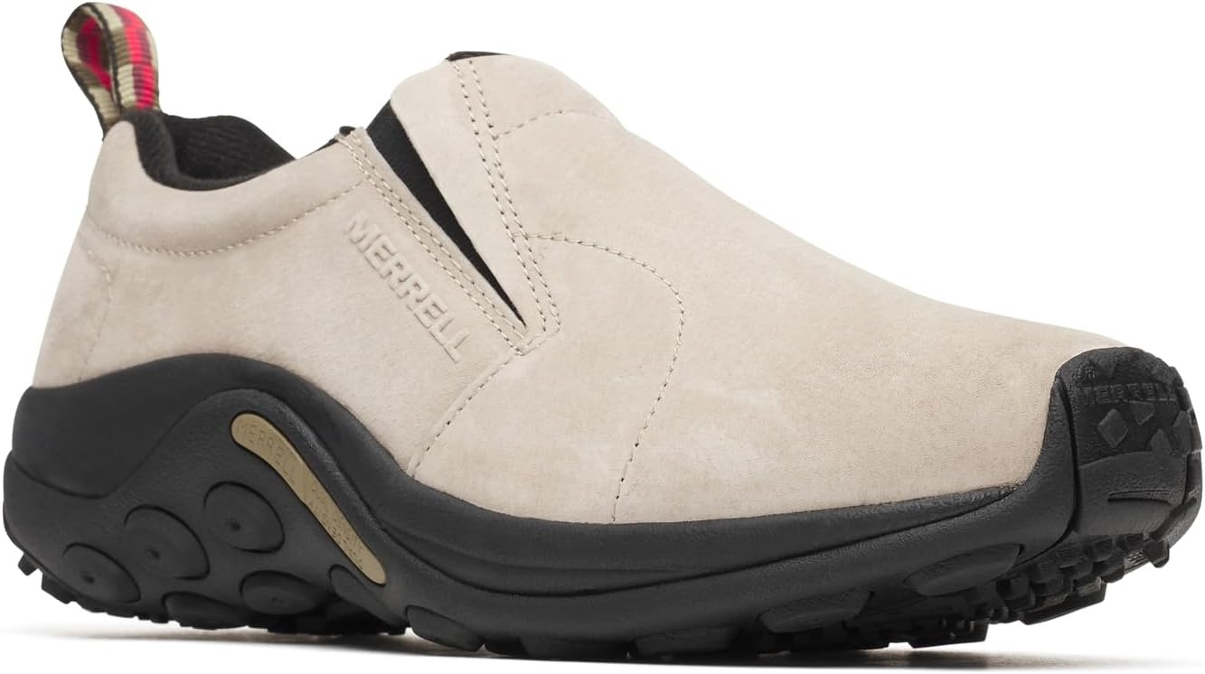 image:imageMerrell Mens Jungle Leather SlipOn ShoeTaupeBrown