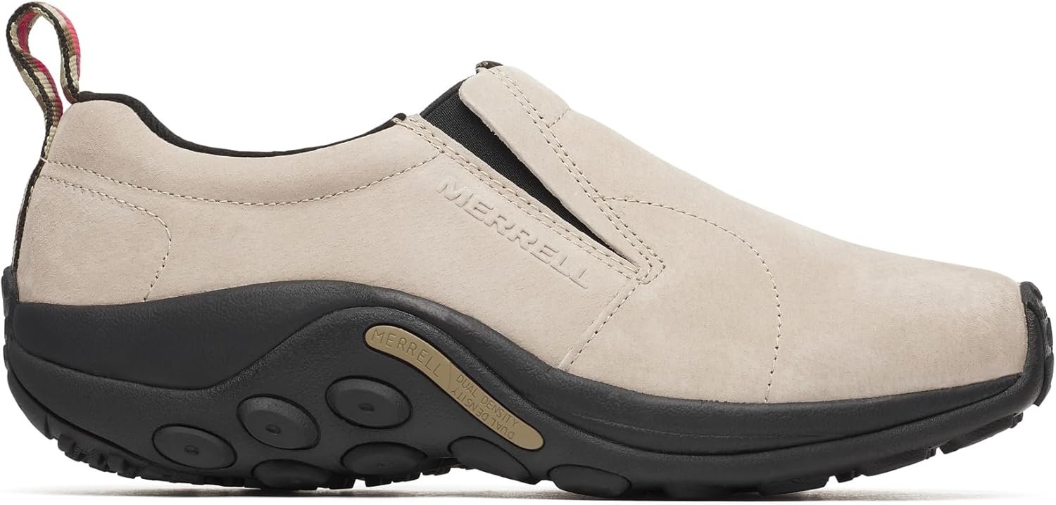 image:imageMerrell Mens Jungle Leather SlipOn ShoeTaupeBrown