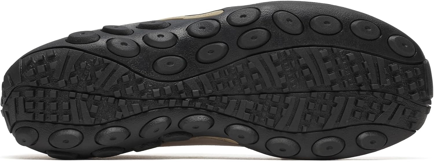 image:imageMerrell Mens Jungle Leather SlipOn ShoeTaupeBrown