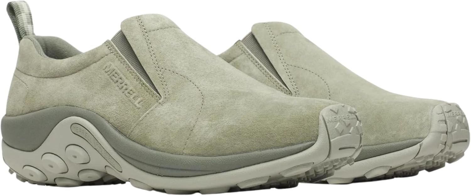 image:imageMerrell Mens Jungle Leather SlipOn ShoeWhite Sage