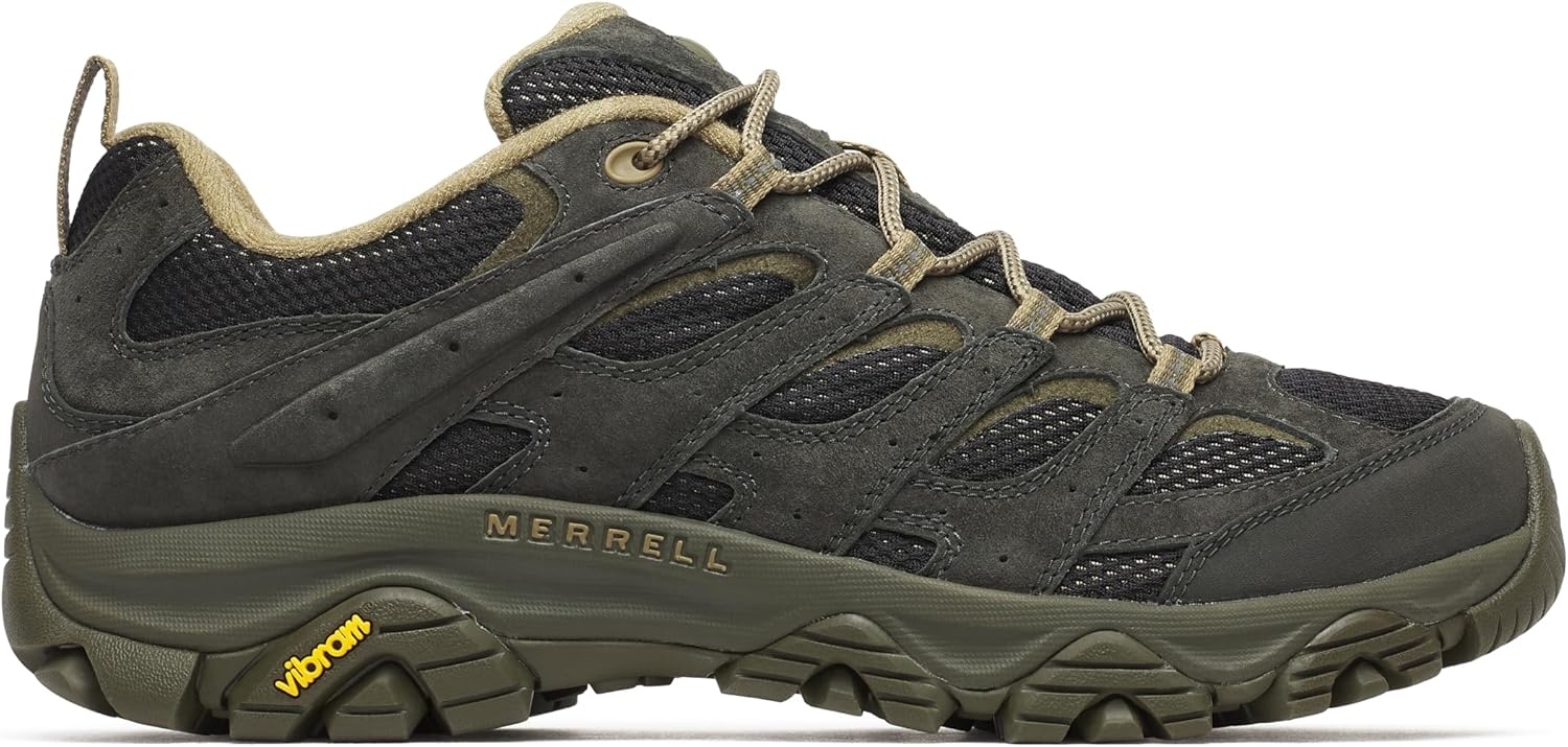 image:imageMerrell Mens Moab 3 Hiking ShoeBlackBeluga