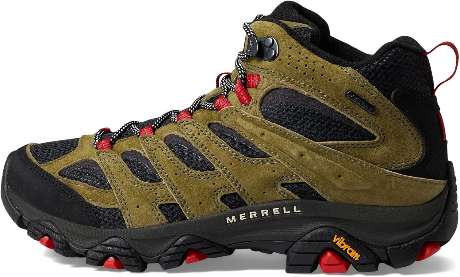 image:imageMerrell Mens Moab 3 Mid Waterproof Hiking BootsAvocado