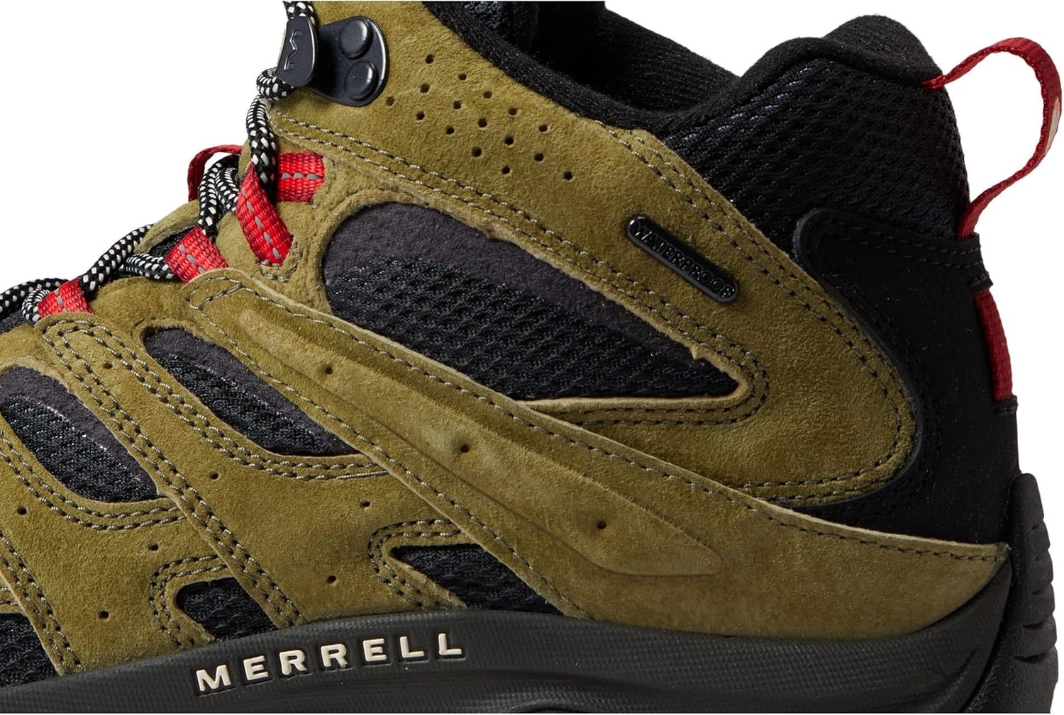 image:imageMerrell Mens Moab 3 Mid Waterproof Hiking BootsAvocado