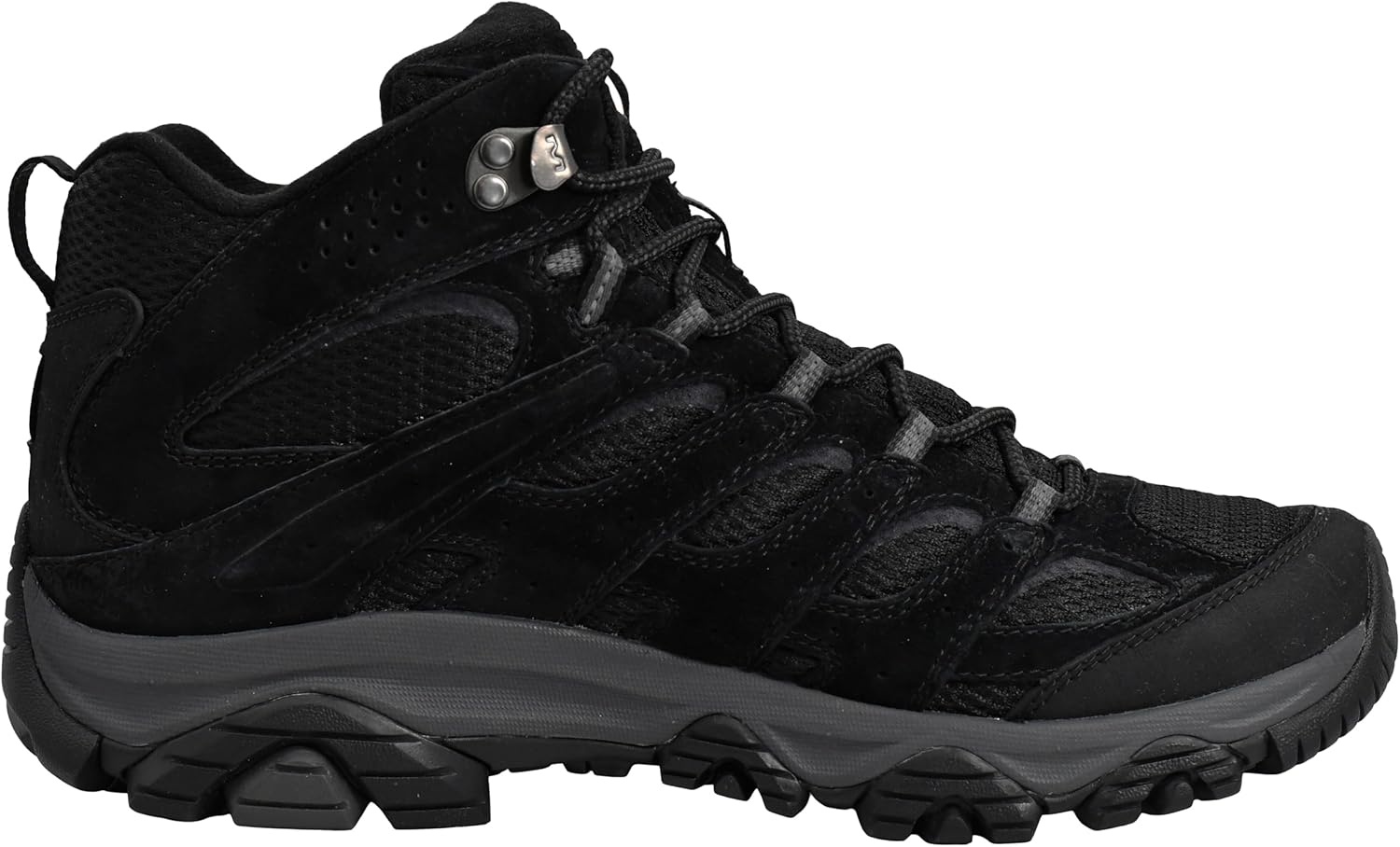 image:imageMerrell Mens Moab 3 Mid Waterproof Hiking BootsBlack Night