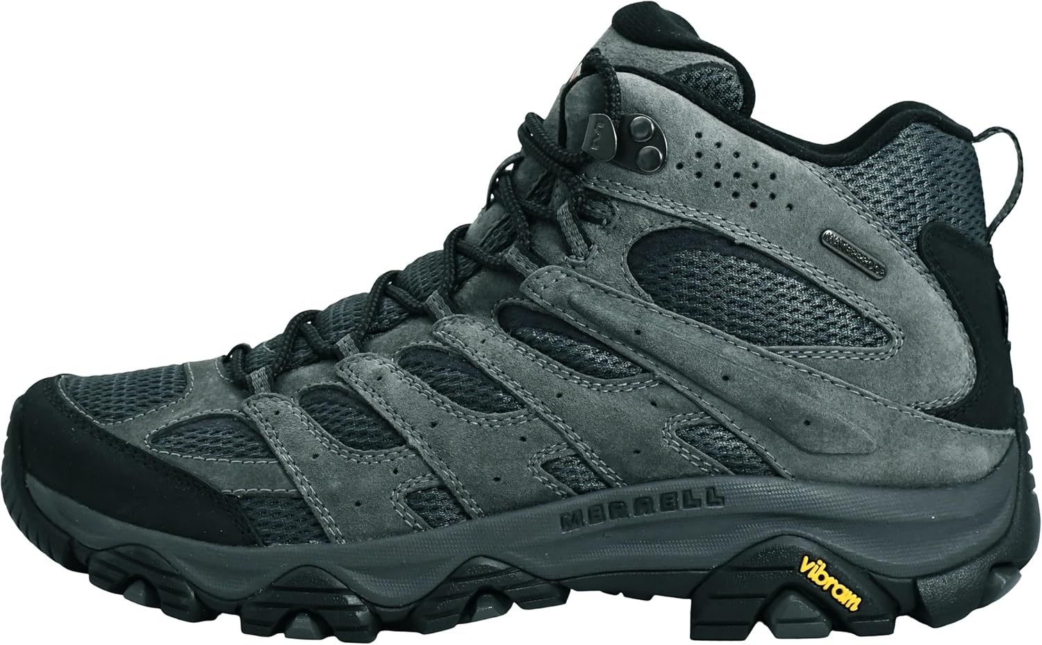 image:imageMerrell Mens Moab 3 Mid Waterproof Hiking BootsGranite