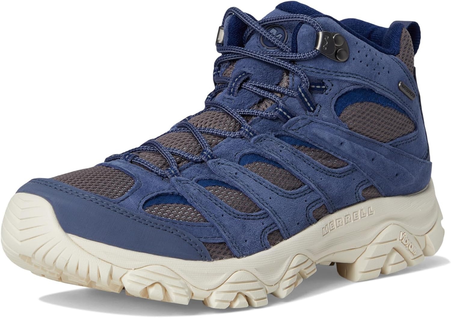 image:imageMerrell Mens Moab 3 Mid Waterproof Hiking BootsGreystone