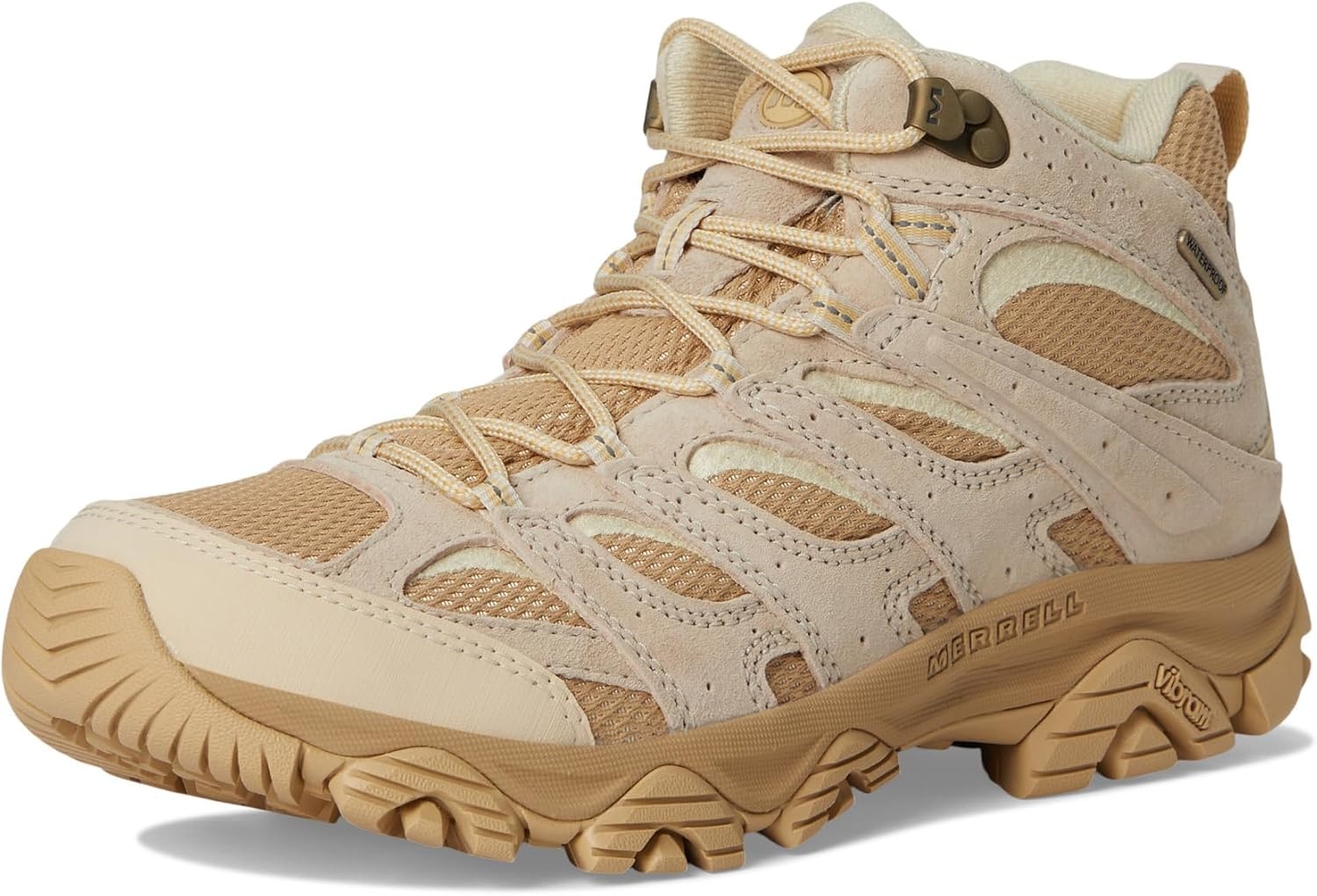 image:imageMerrell Mens Moab 3 Mid Waterproof Hiking BootsLatte