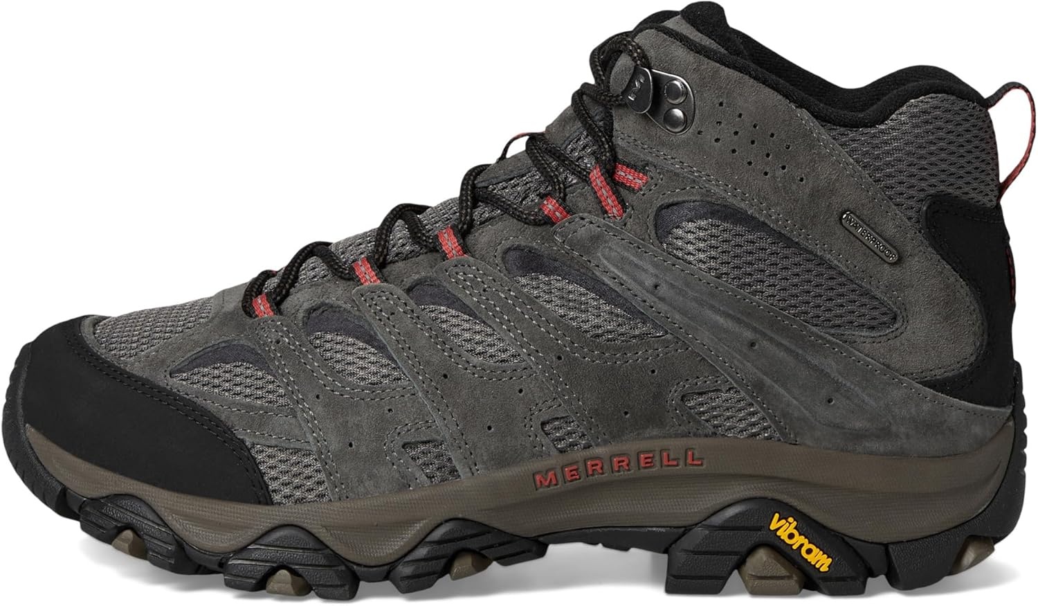 image:imageMerrell Mens Moab 3 Mid Waterproof Hiking BootsNew Beluga