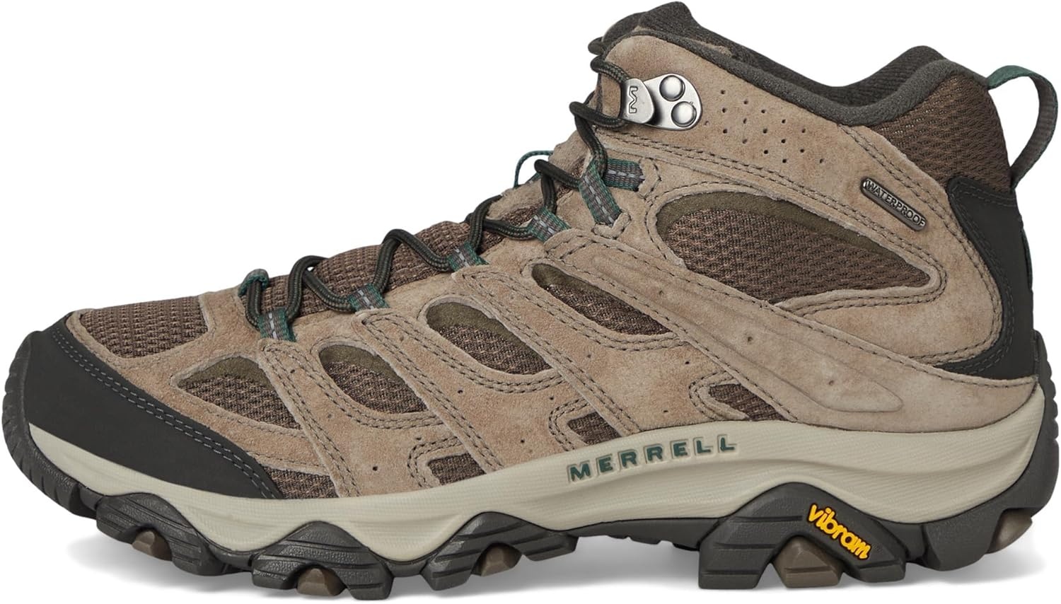 image:imageMerrell Mens Moab 3 Mid Waterproof Hiking BootsNew Boulder