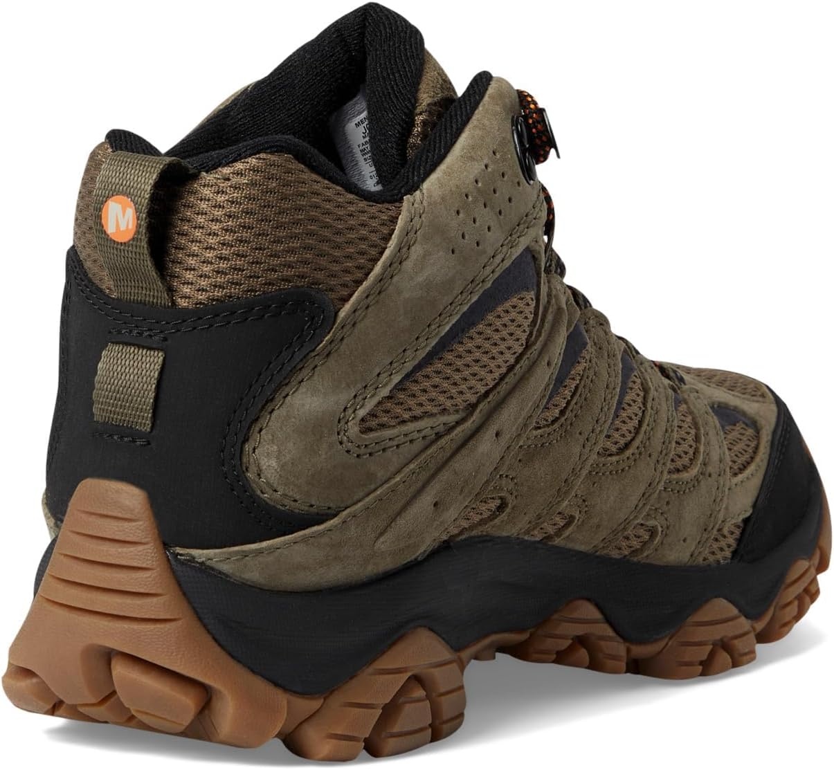 image:imageMerrell Mens Moab 3 Mid Waterproof Hiking BootsNew OliveGum