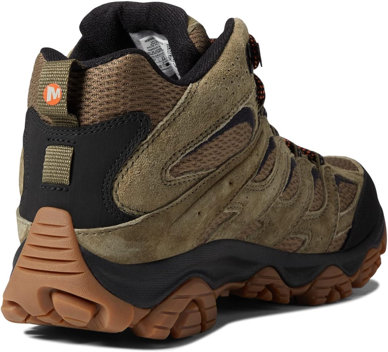 image:imageMerrell Mens Moab 3 Mid Waterproof Hiking BootsOliveGum
