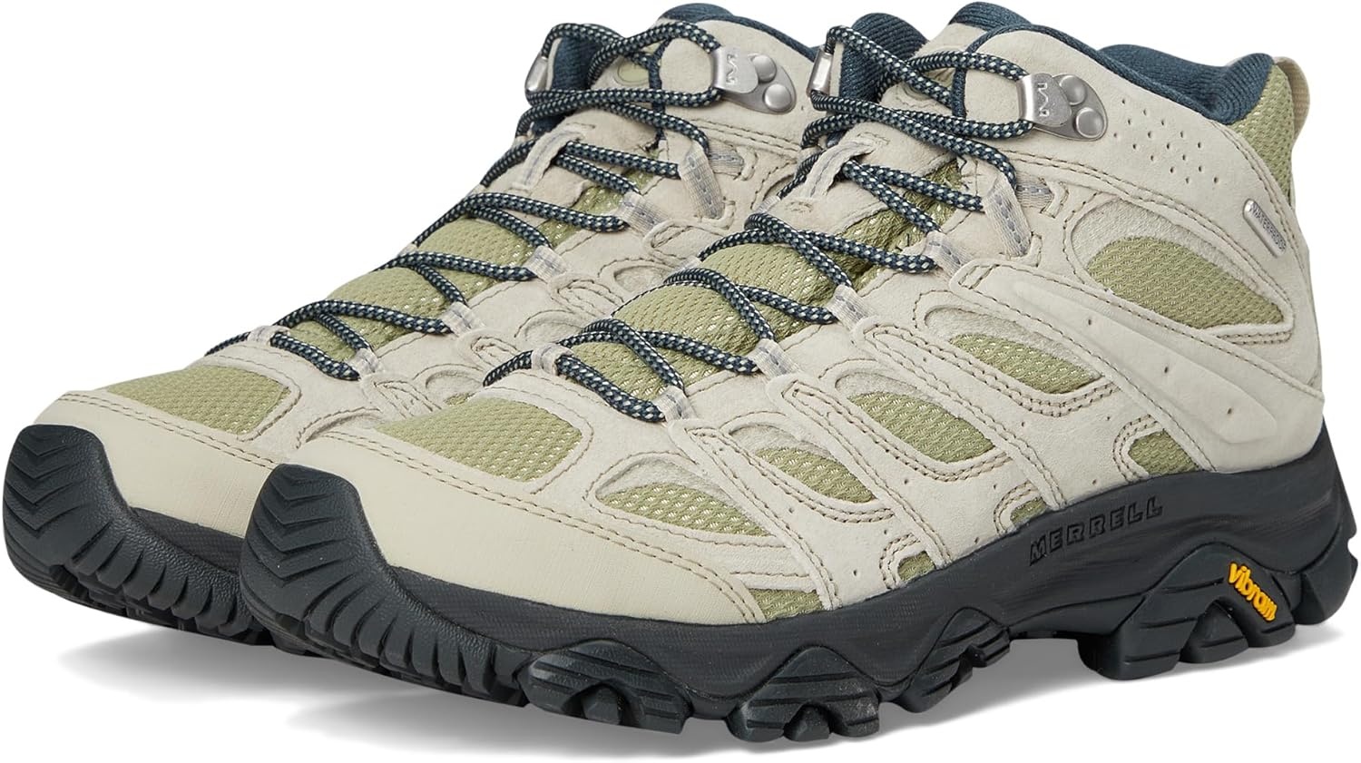 image:imageMerrell Mens Moab 3 Mid Waterproof Hiking BootsTalc