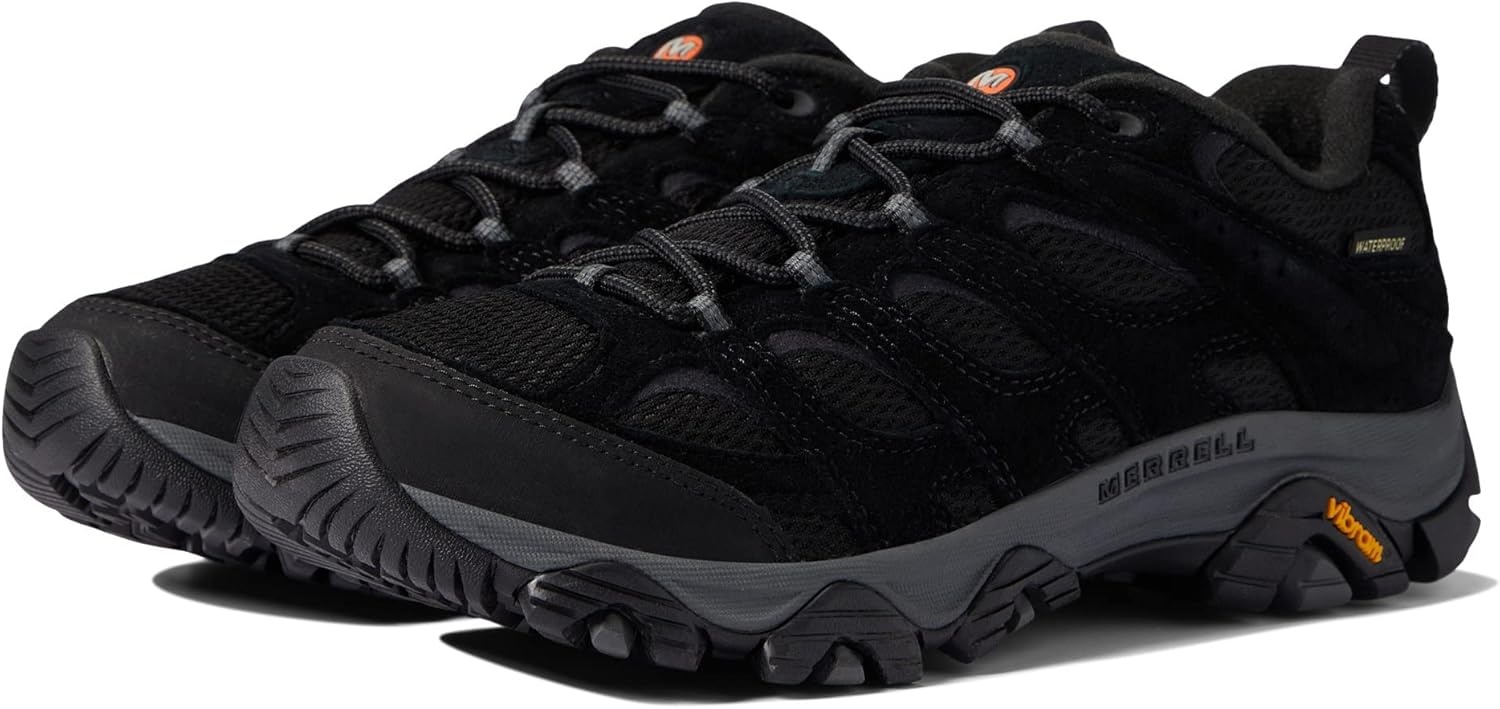 image:imageMerrell Mens Moab 3 Waterproof BootsBlack Night