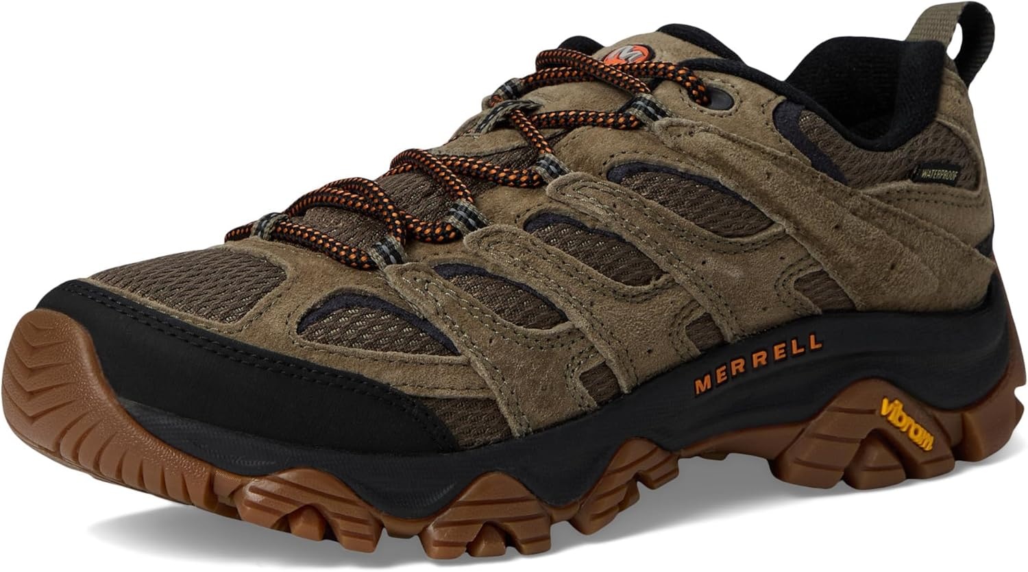 image:imageMerrell Mens Moab 3 Waterproof BootsOliveGum