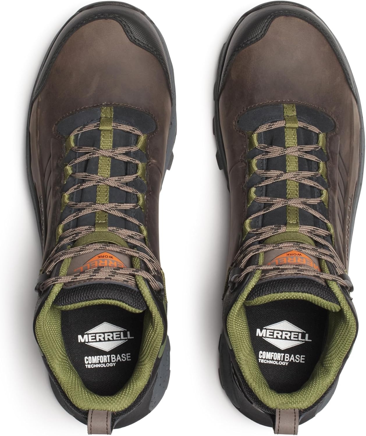 image:imageMerrell Mens Moab Speed 2 Mid Waterproof Carbon Fiber WorkDark Taupe