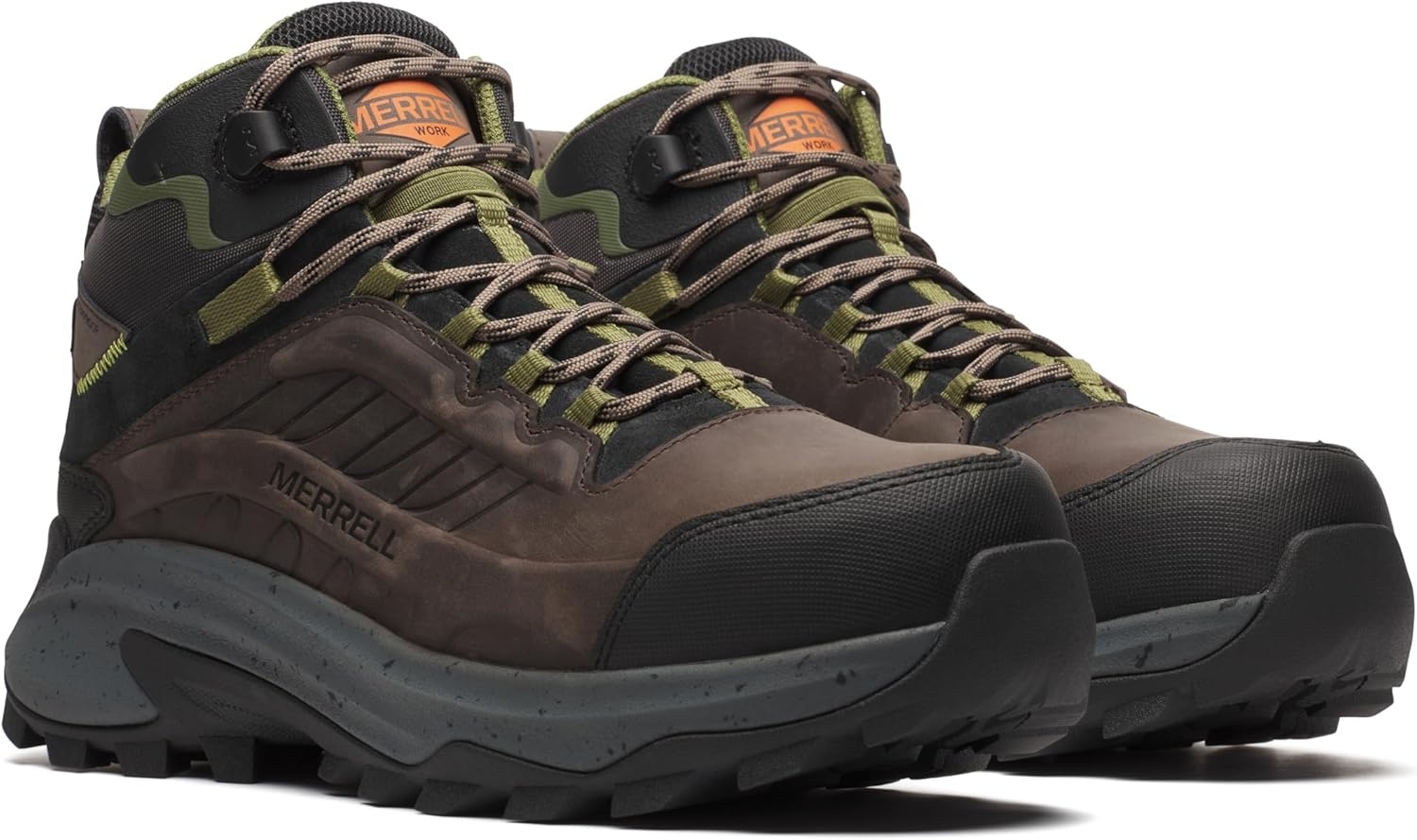 image:imageMerrell Mens Moab Speed 2 Mid Waterproof Carbon Fiber WorkDark Taupe