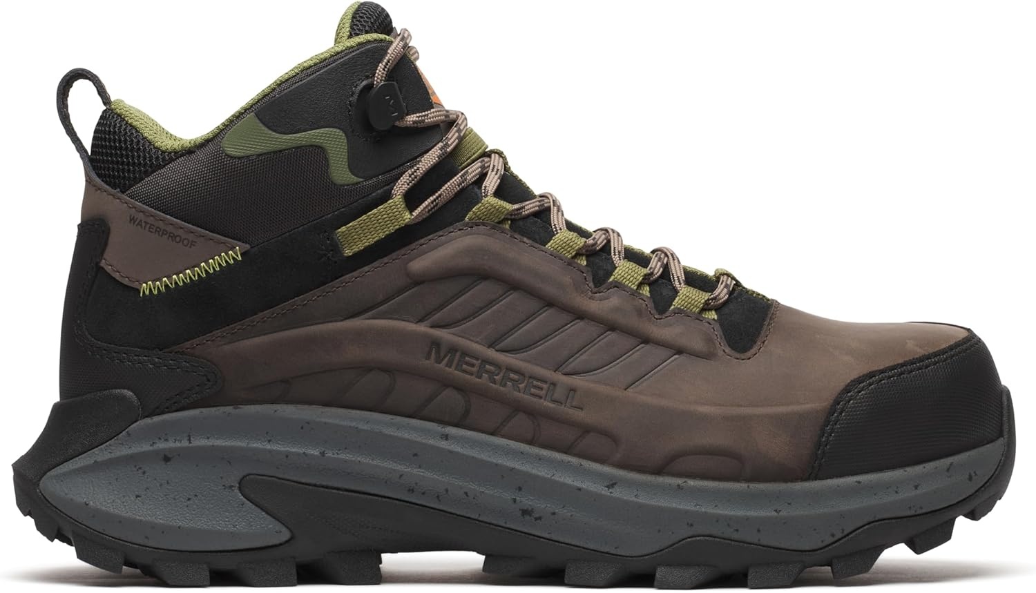 image:imageMerrell Mens Moab Speed 2 Mid Waterproof Carbon Fiber WorkDark Taupe