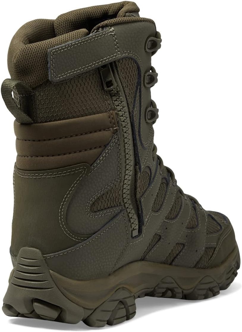 image:imageMerrell mens Moab 3 8 Inch Tactical Zip Waterproof BootDark Olive