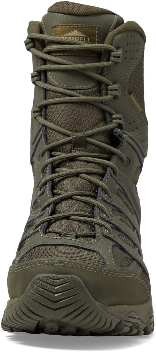 image:imageMerrell mens Moab 3 8 Inch Tactical Zip Waterproof BootDark Olive