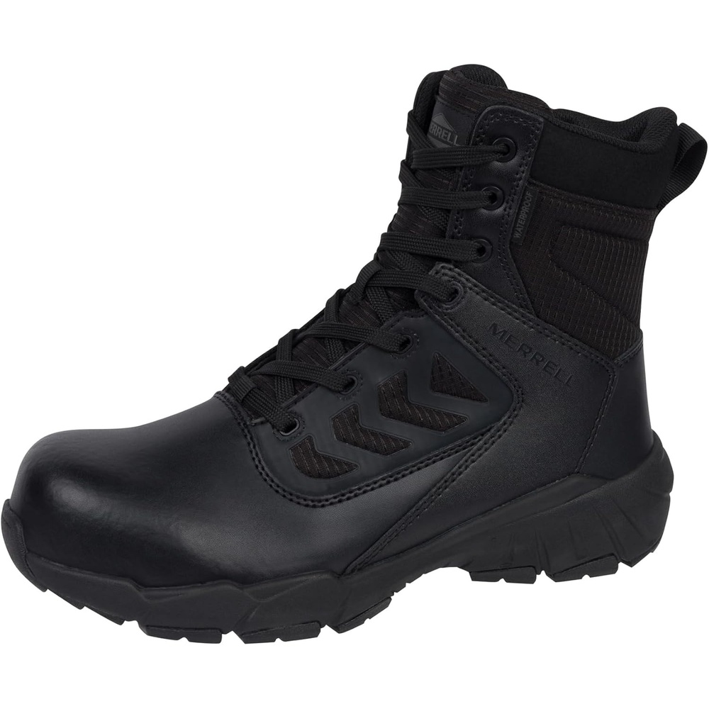 image:imageMerrell Mens Fullbench 8 Tactical Zip Waterprooof Carbon FiberBlack