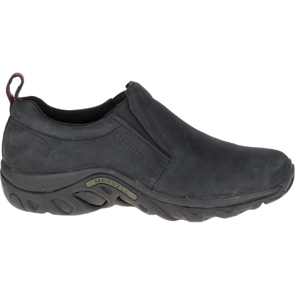 image:imageMerrell Mens Jungle Leather SlipOn ShoeBlack