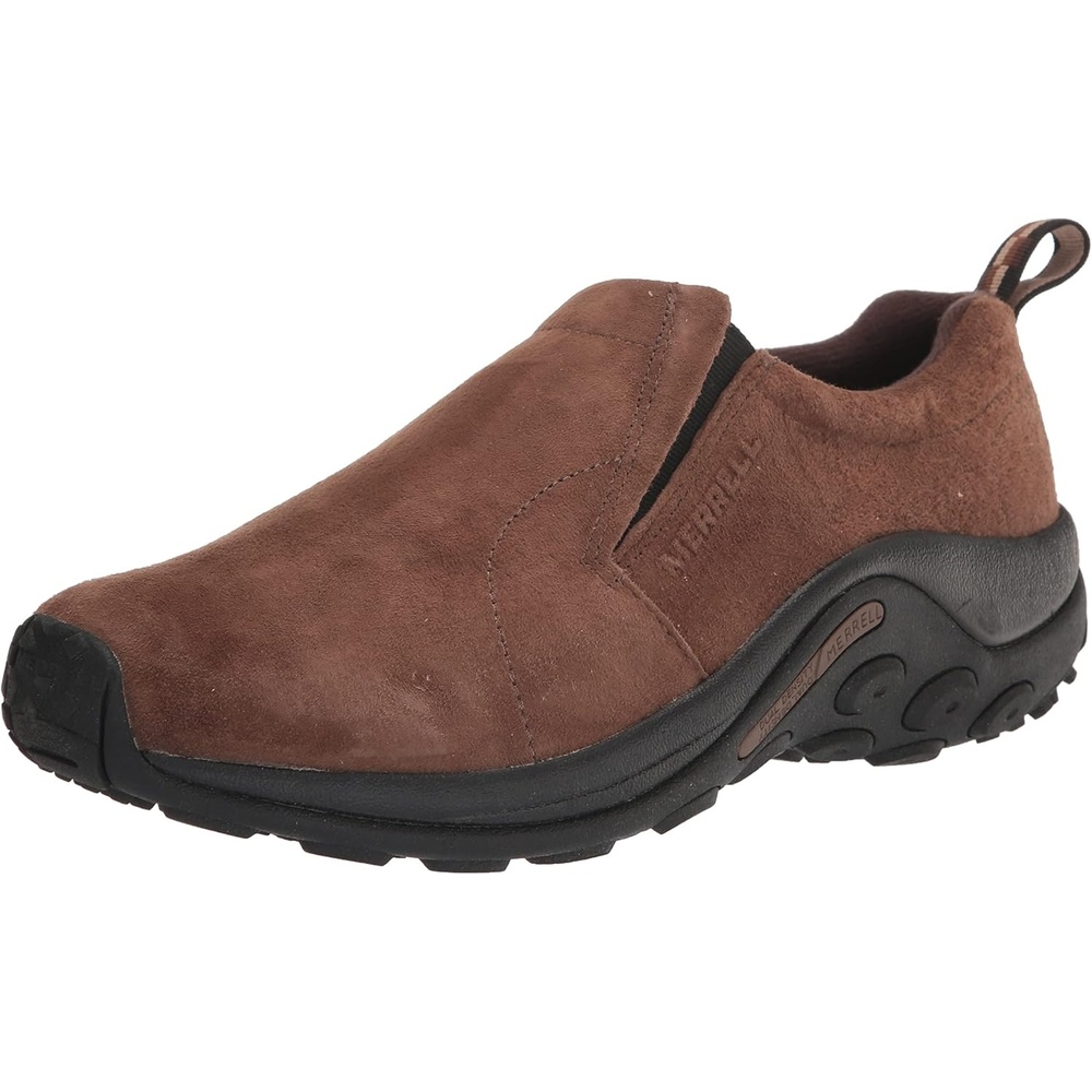 image:imageMerrell Mens Jungle Leather SlipOn ShoeDarkearth