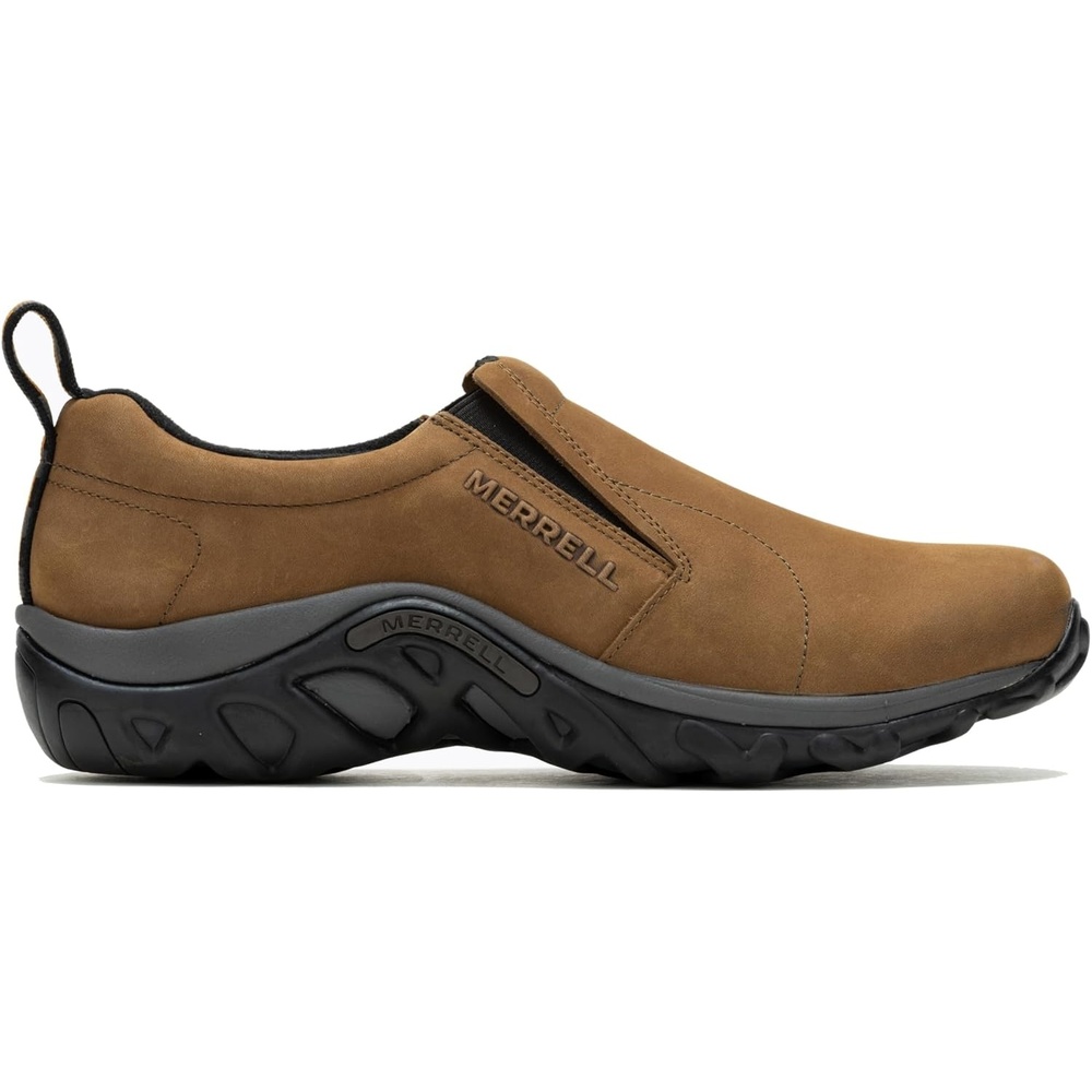 image:imageMerrell Mens Jungle Leather SlipOn ShoeNew Brown