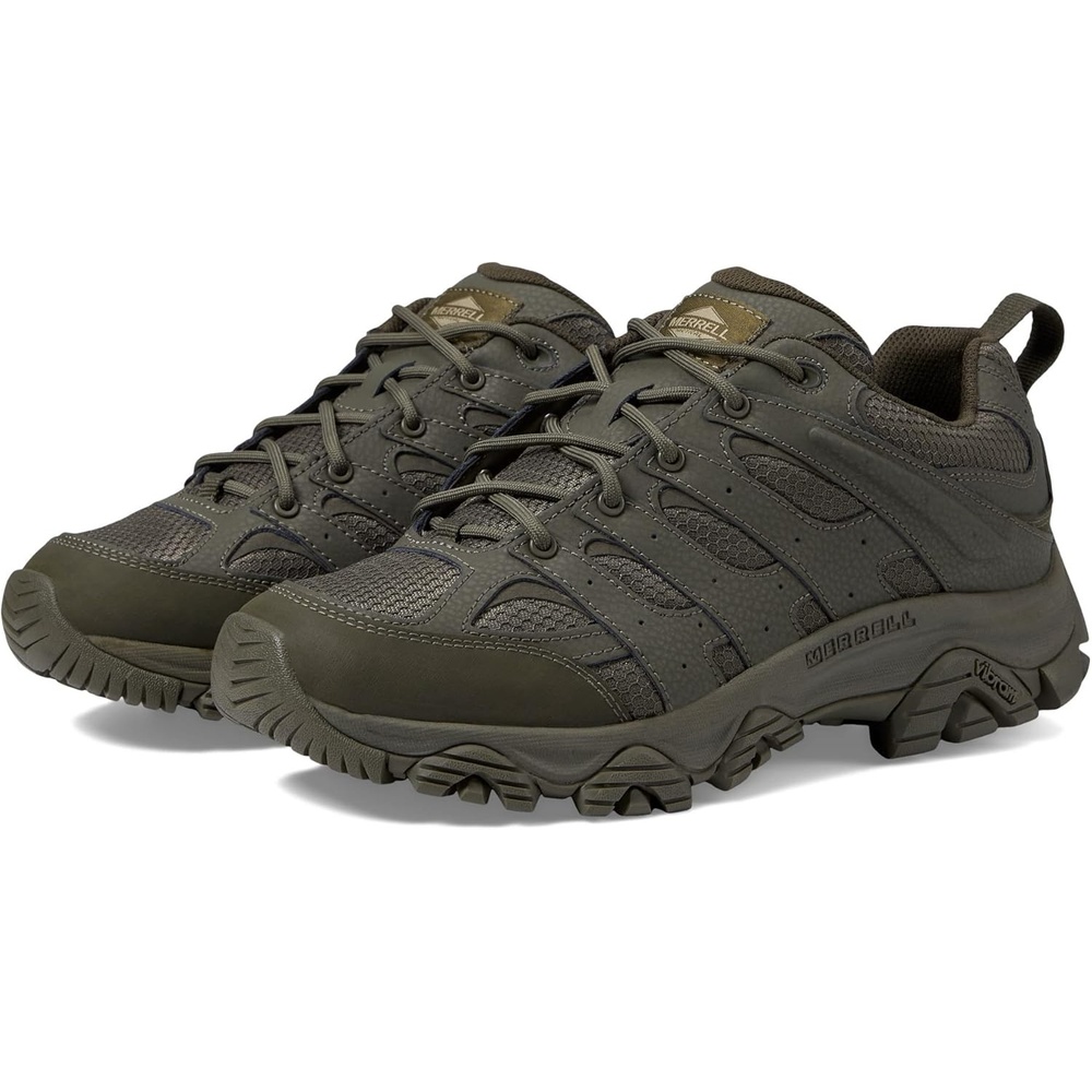 image:imageMerrell Mens Moab 3 Low Tactical Work ShoesDark Olive