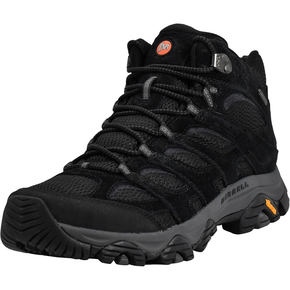 image:imageMerrell Mens Moab 3 Mid Waterproof Hiking BootsBlack Night