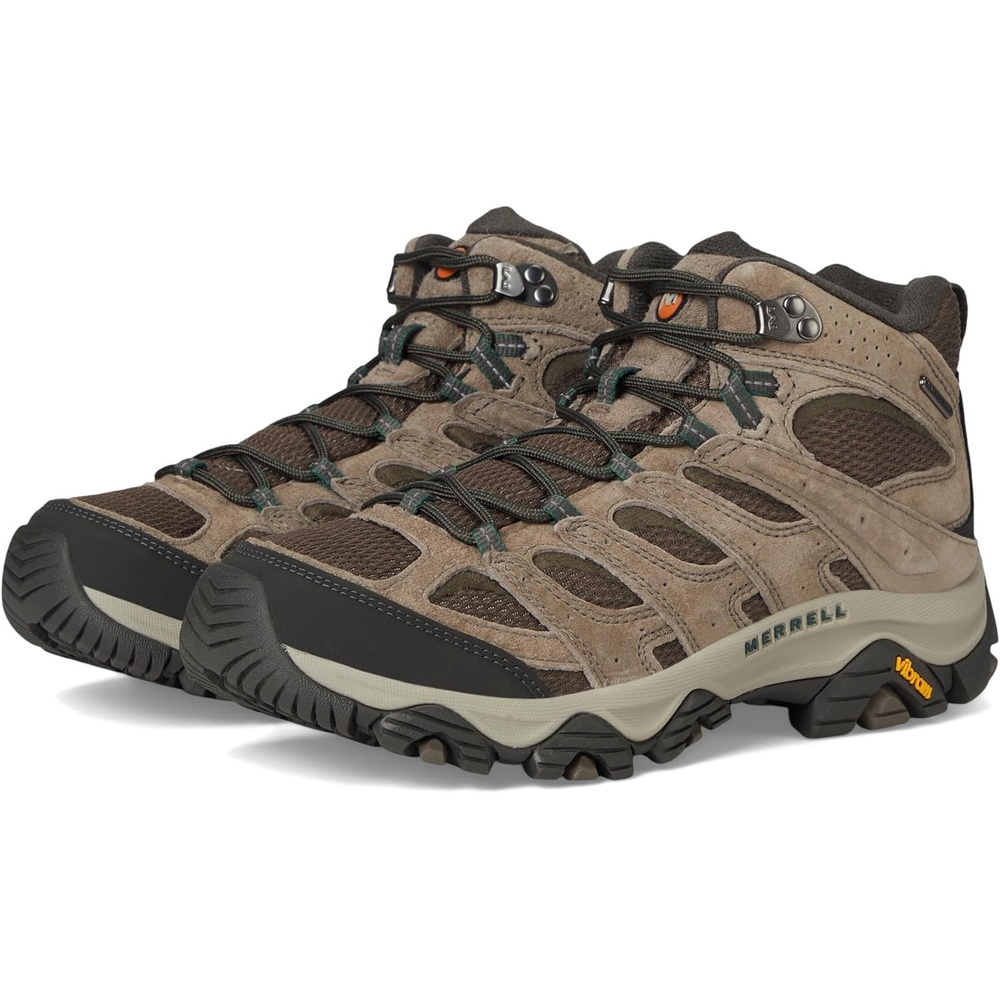 image:imageMerrell Mens Moab 3 Mid Waterproof Hiking BootsNew Boulder
