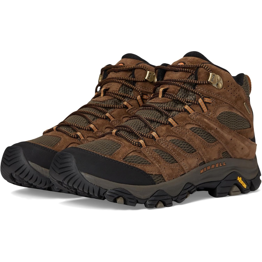 image:imageMerrell Mens Moab 3 Mid Waterproof Hiking BootsNew Earth